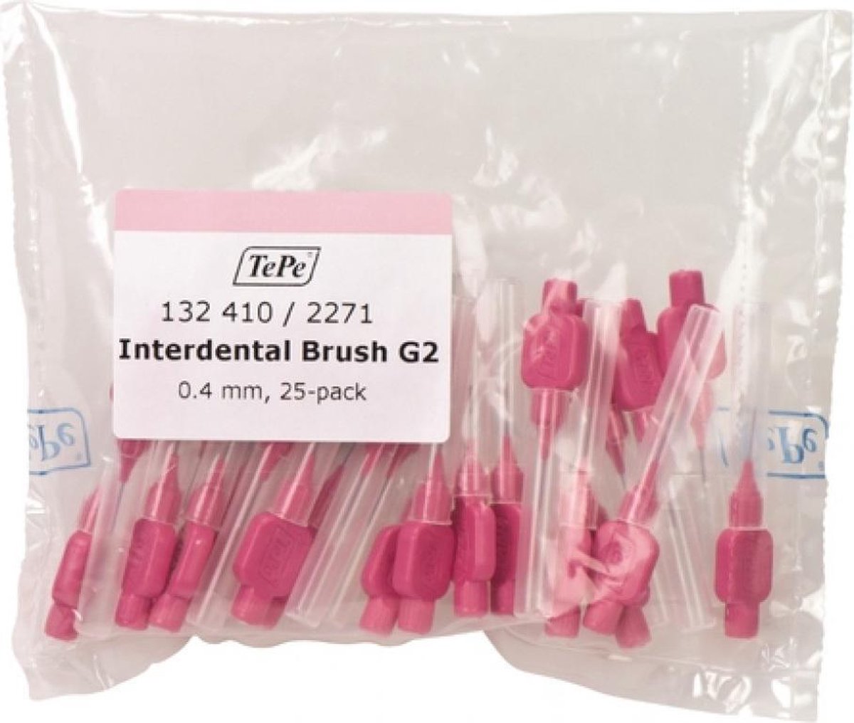 TePe Interdentale Ragers Origineel 0.4 mm Roze - 3 x 25 stuks - Voordeelverpakking
