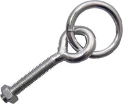 Aanlegring met houtdraad 6x75mm RVS