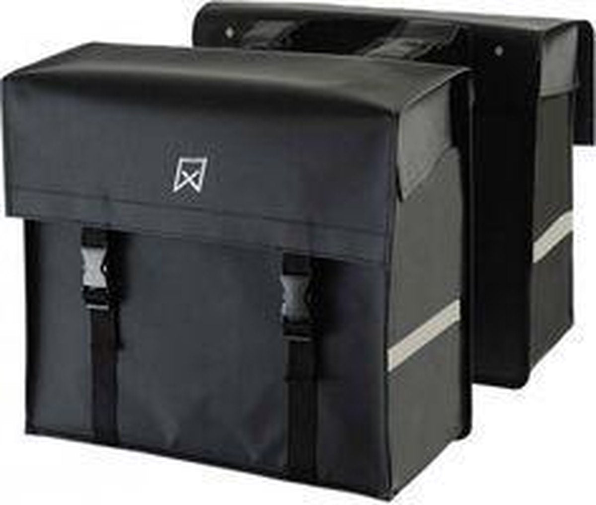 Willex Bisonyl Dubbele Fietstas - 40 liter - Zwart