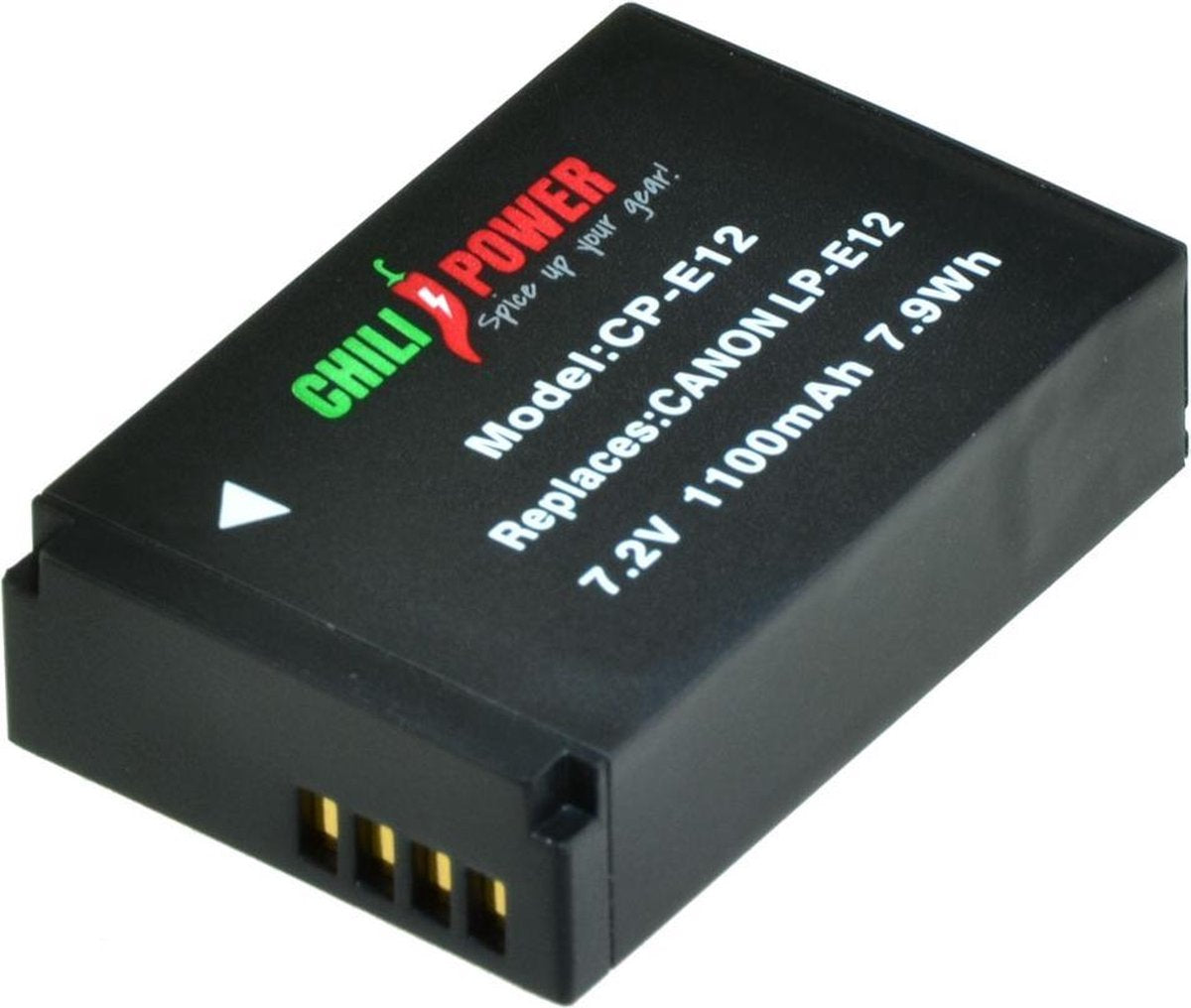 ChiliPower camera accu Canon LP-E12