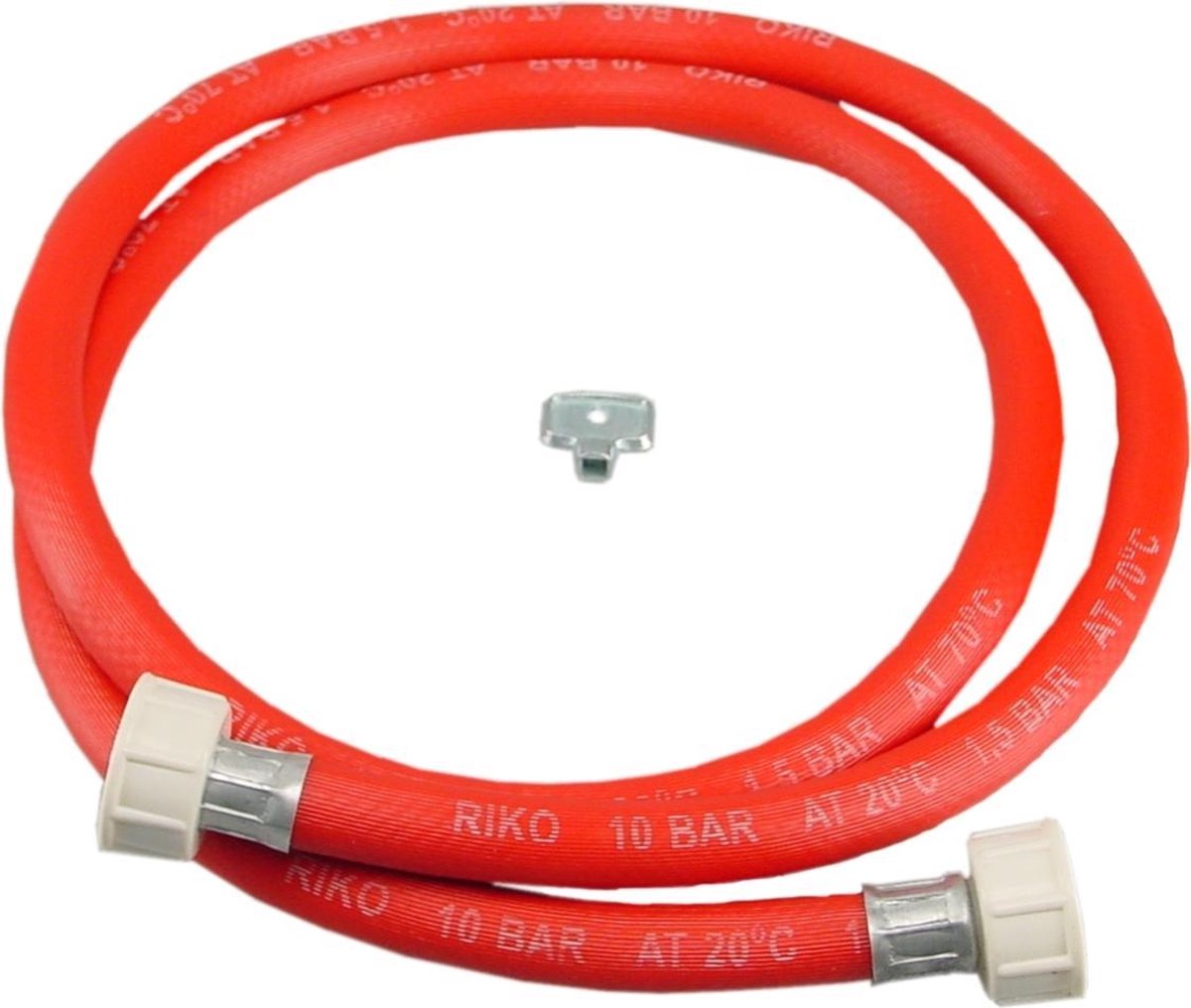Wiesbaden Vulslangset Rood + 3/4 Wartels Recht Compleet 350Cm