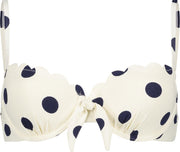 Hunkemöller Dames Voorgevormde beugel bikinitop Scallop Dot - maat F80