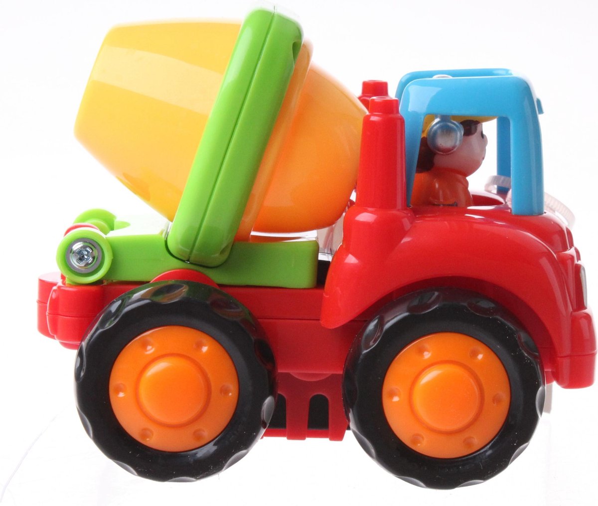 Toys Amsterdam Cementwagen Junior 10 Cm Rood/geel