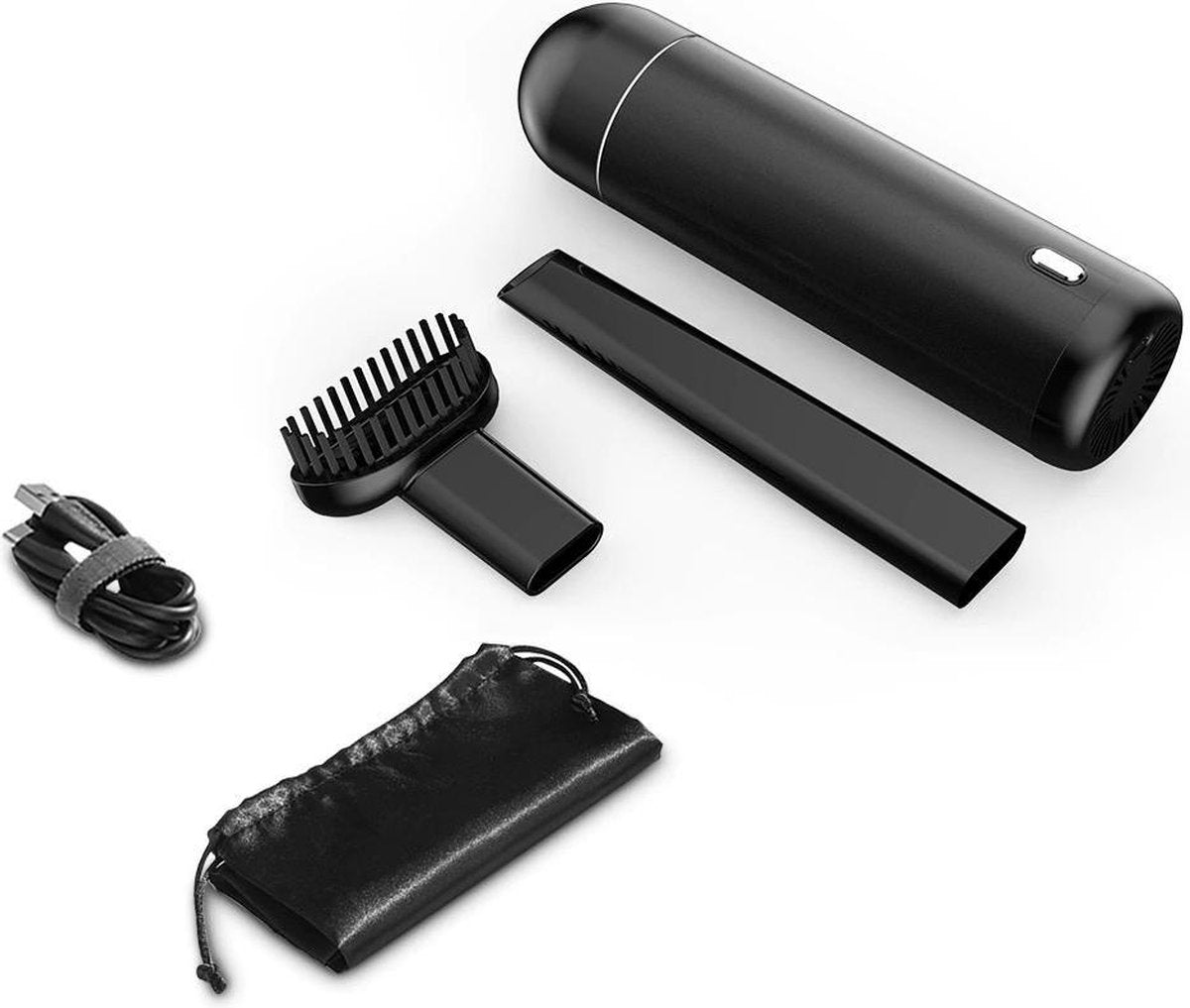 Grandecom® Pro Compacte Auto Stofzuiger - Mobiele Stofzuiger - Draadloos - Modern - Zwart