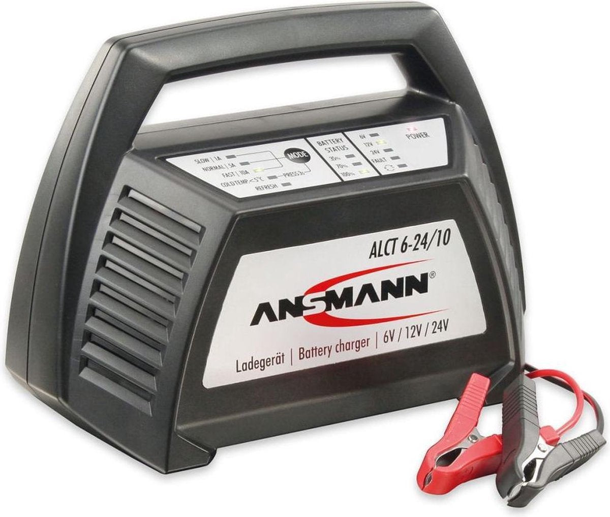 Ansmann Automatische oplader ALCT 6-24/10 - Acculader 6 V