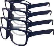 Etos Leesbril mat donkerblauw +2.0 - 4 stuks