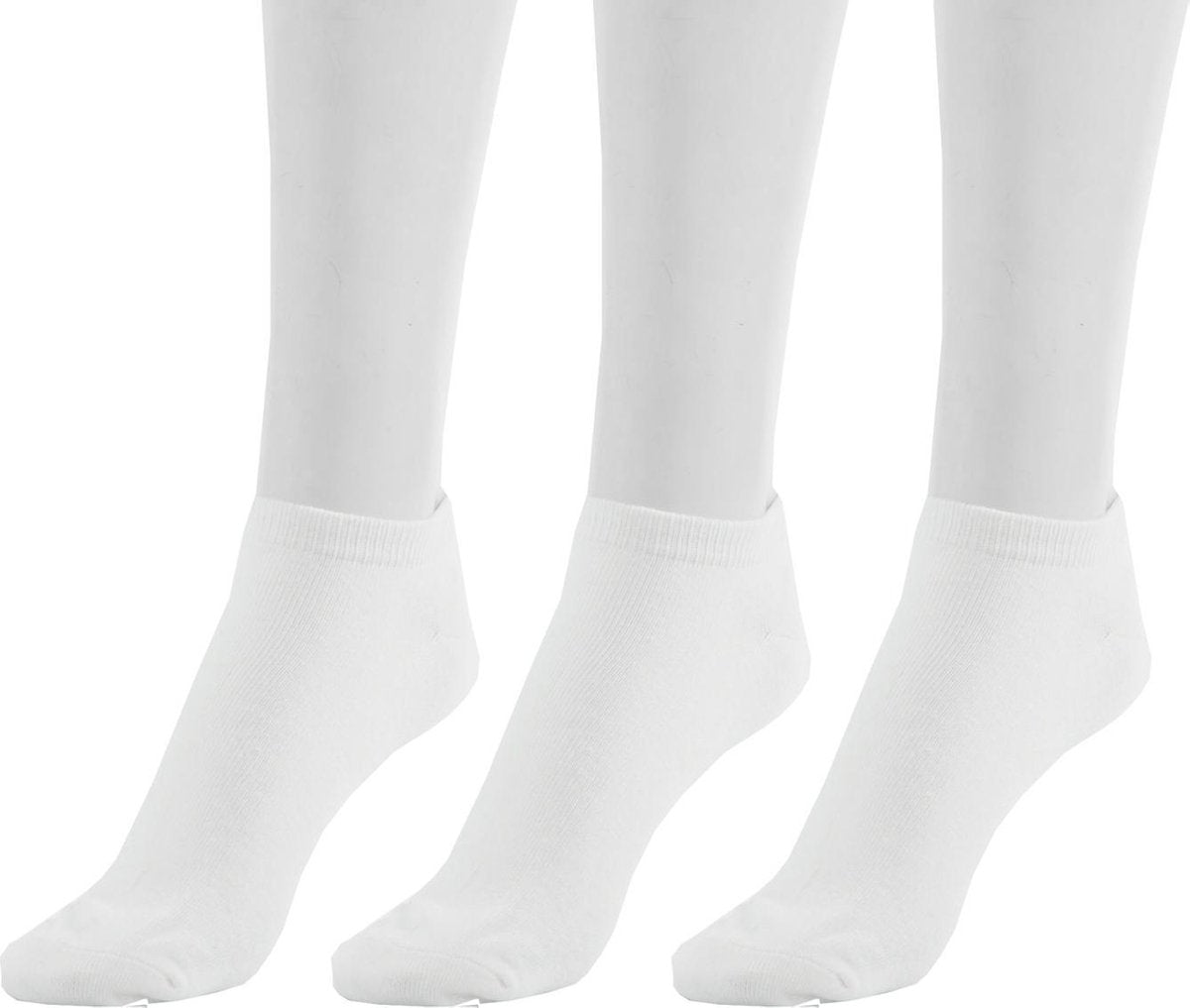 Lotto Sneaker Sock Ladies 3 Pair - Sportsokken -  Dames - Maat 36 - 42 - Wit