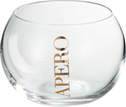 J-Line Aperoglaasje Transparant/Goud