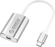 Orico USB-C naar mini DP adapter  4K @60Hz  - Aluminium - Zilver