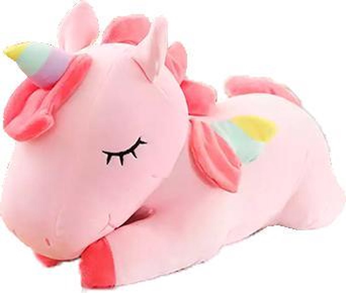 Kenjiro - Cute Unicorn (Eenhoorn) - Plushy - Knuffel - Pink - 49 cm