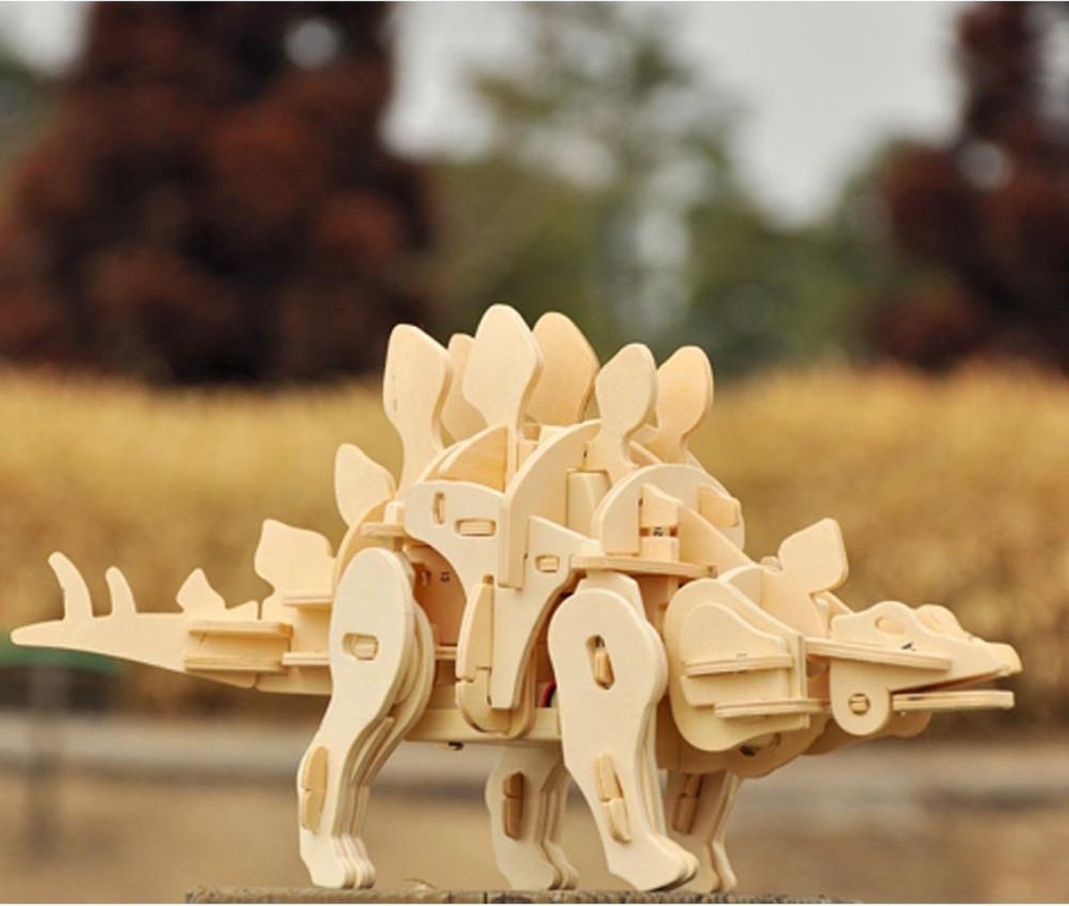 Robotime Stegosaurus D410 - Houten Modelbouw - R/C