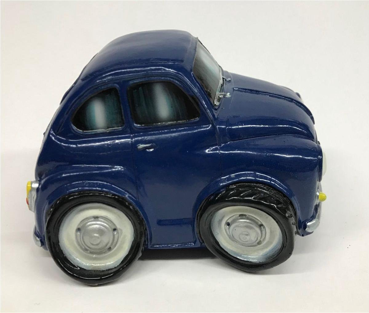 Spaarpot Fiat 600 gepimpt in blauw