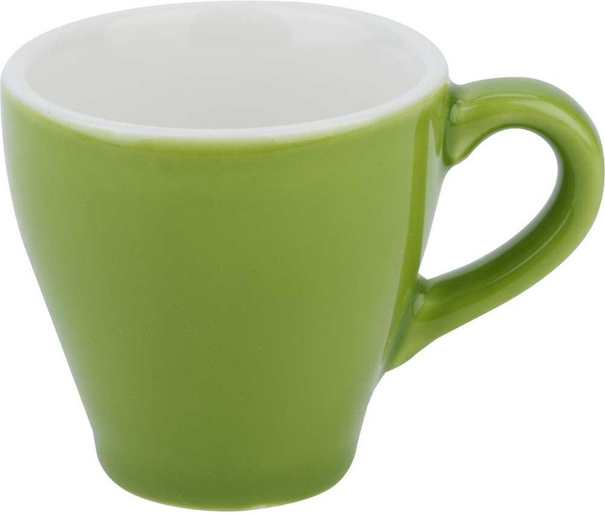 Barista green kop d6.3xh6.2cm - 7cl 12 stuks