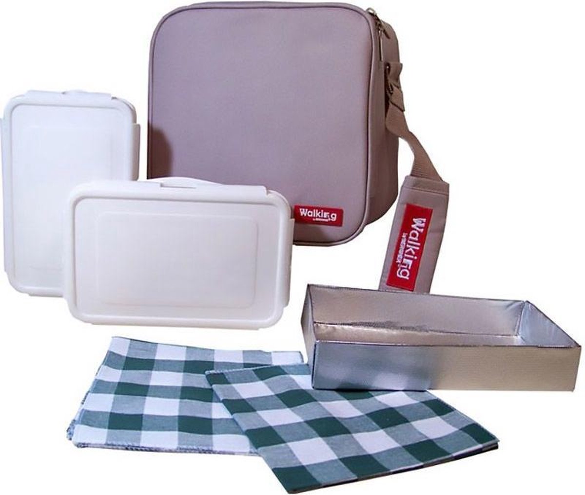 Bergner Lunchtas compleet (grijs)