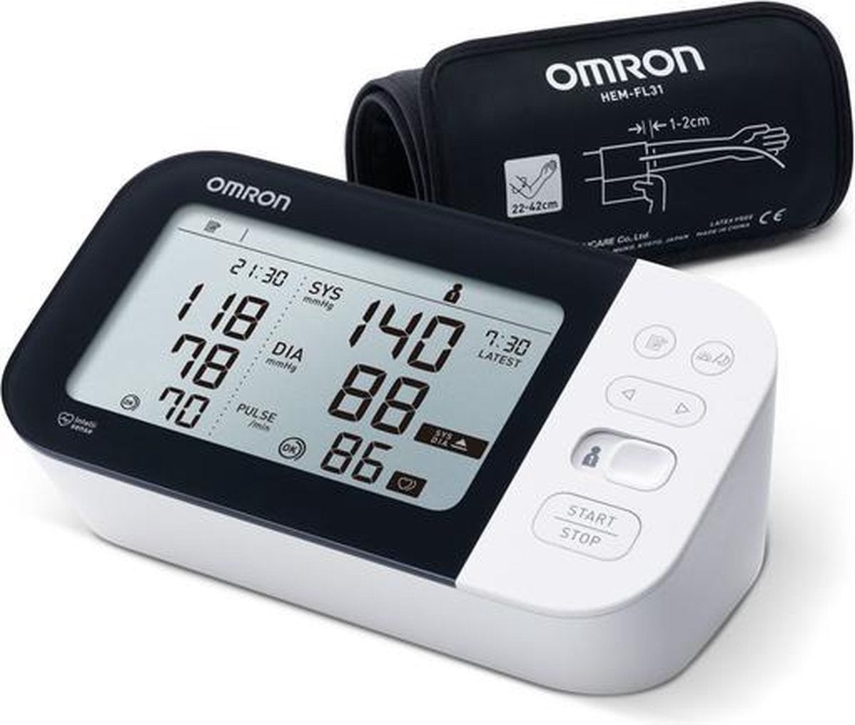 Omron M7 Intelli IT AFIB -Bovenarm Bloeddrukmeter