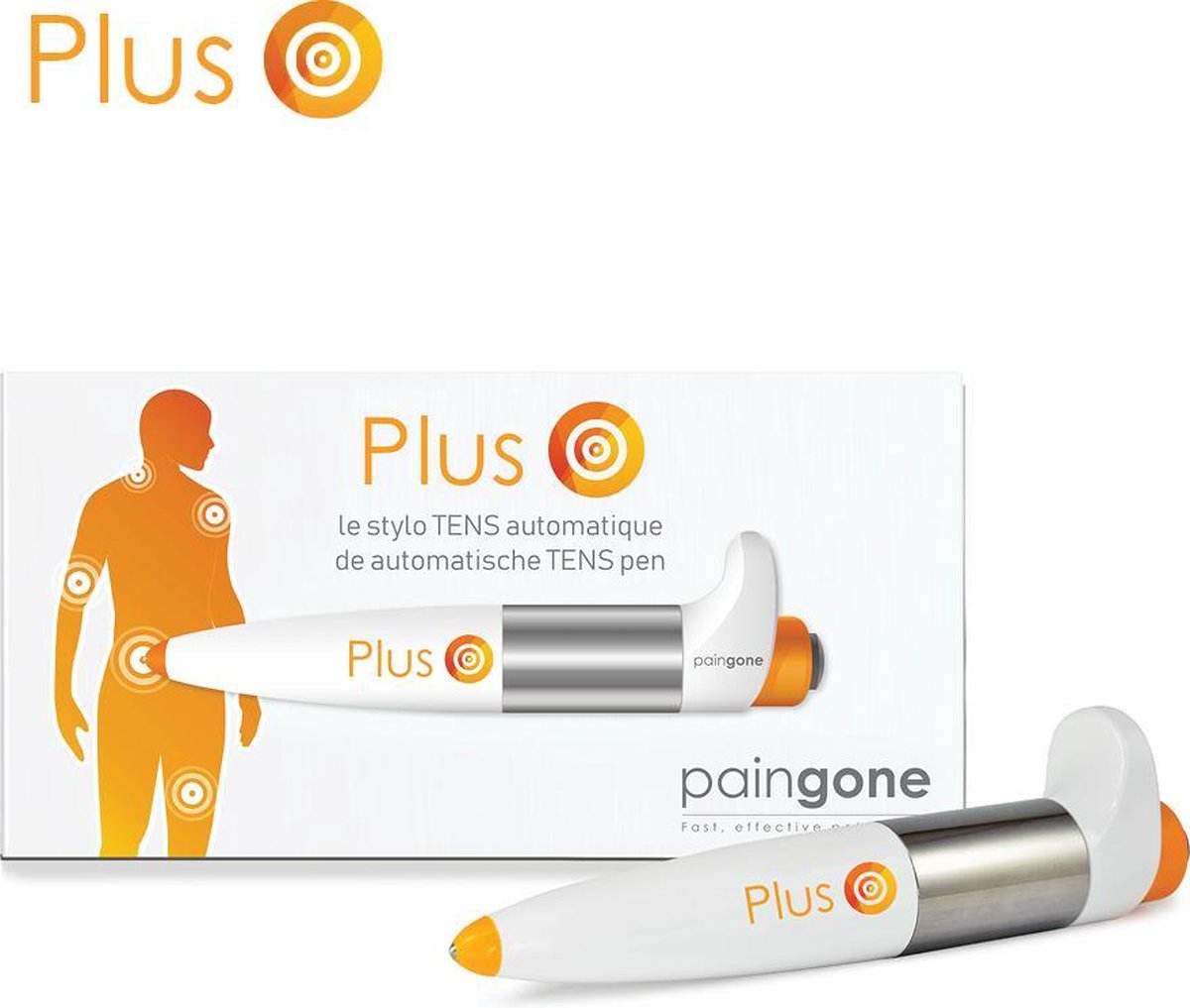 Paingone Plus: TENS-pen  - Elektrodentherapie apparaat