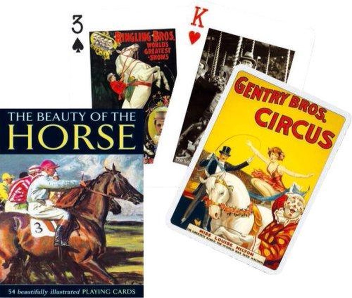Piatnik Beauty of the Horse Speelkaarten - Single Deck