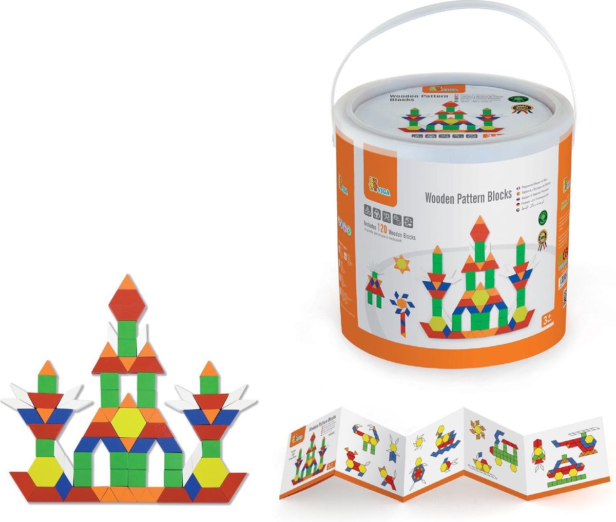 Viga Toys Educatief Spel Blokkenset