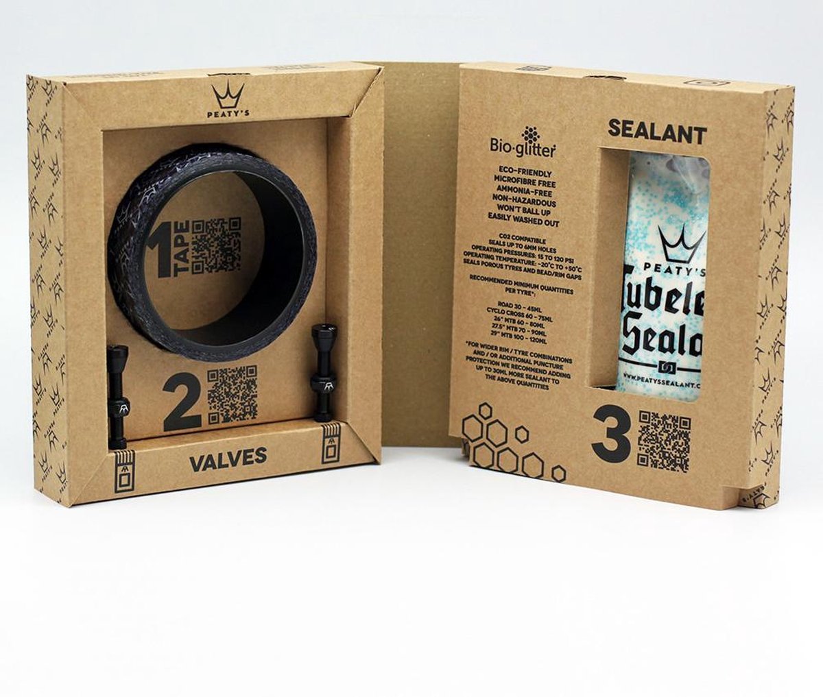 Peaty's Tubeless Conversion Kit Mtb 25 Mm 4-delig