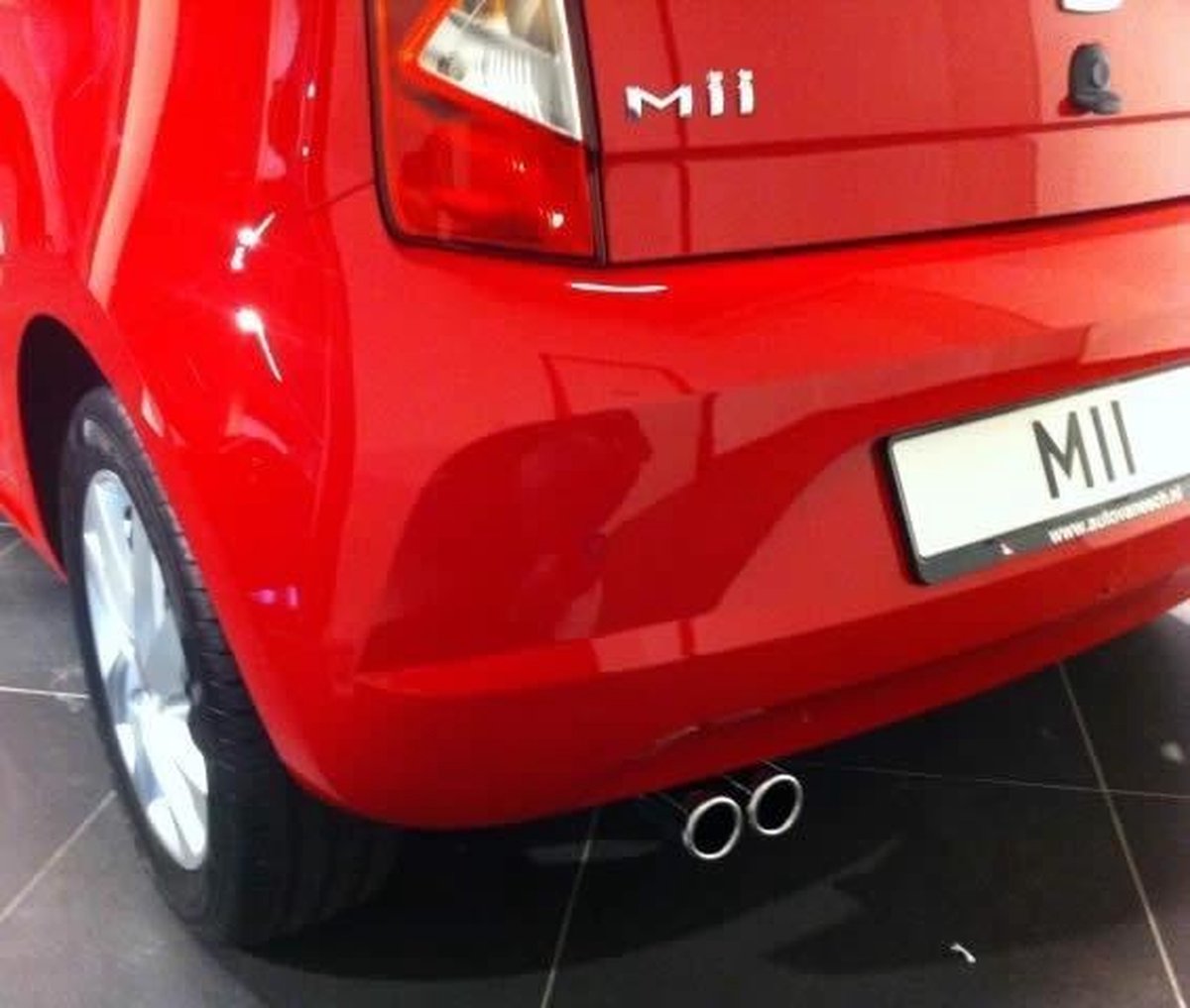 Uitlaatsierstuk Dubbel Seat Mii / Volkswagen Up / Skoda Citigo