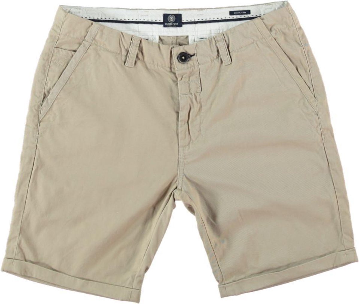 Dstrezzed beige twill cotton chino short - Maat W31