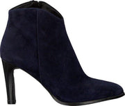 Notre-V 7433 Enkellaarsjes - Enkelboots - Dames - Blauw - Maat 41