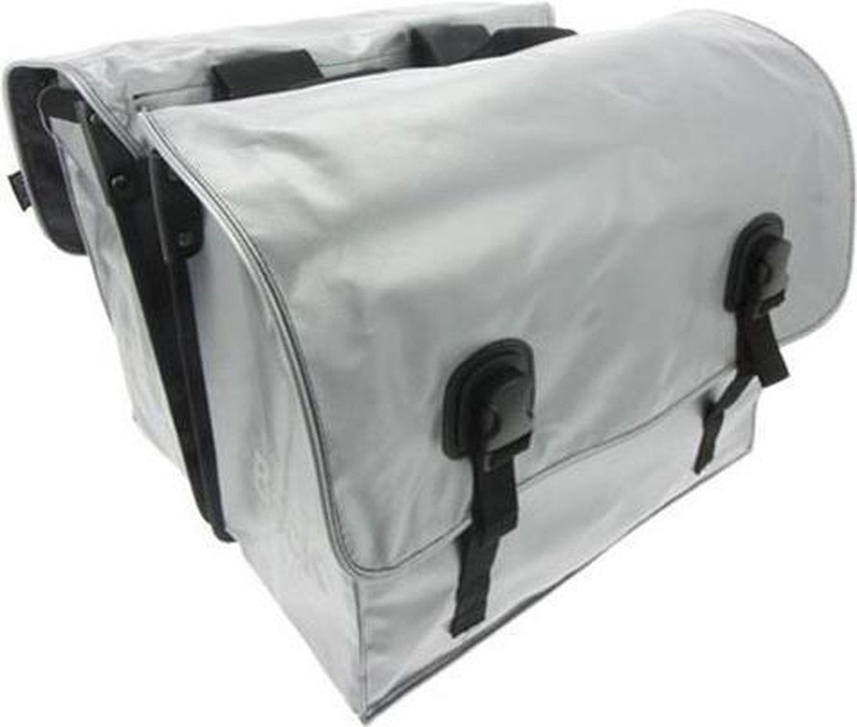 Beck Big Zilver - Dubbele Fietstas - 65 l - Zilver