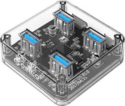 Orico USB 3.0 Hub  4x USB poorten - Transparant