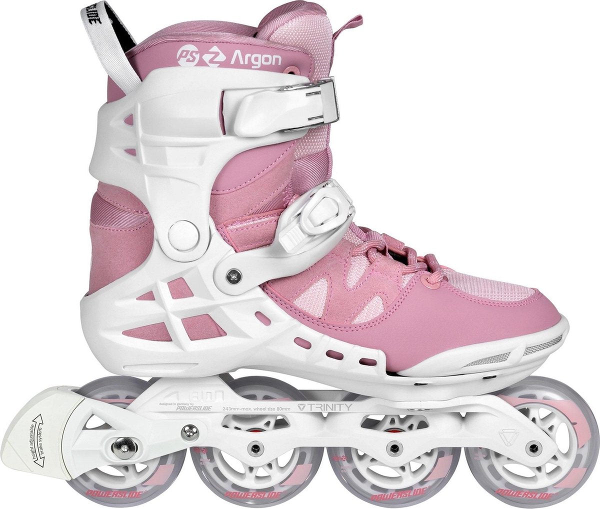 Powerslide Inlineskates - Maat 40 - Vrouwen - wit/roze