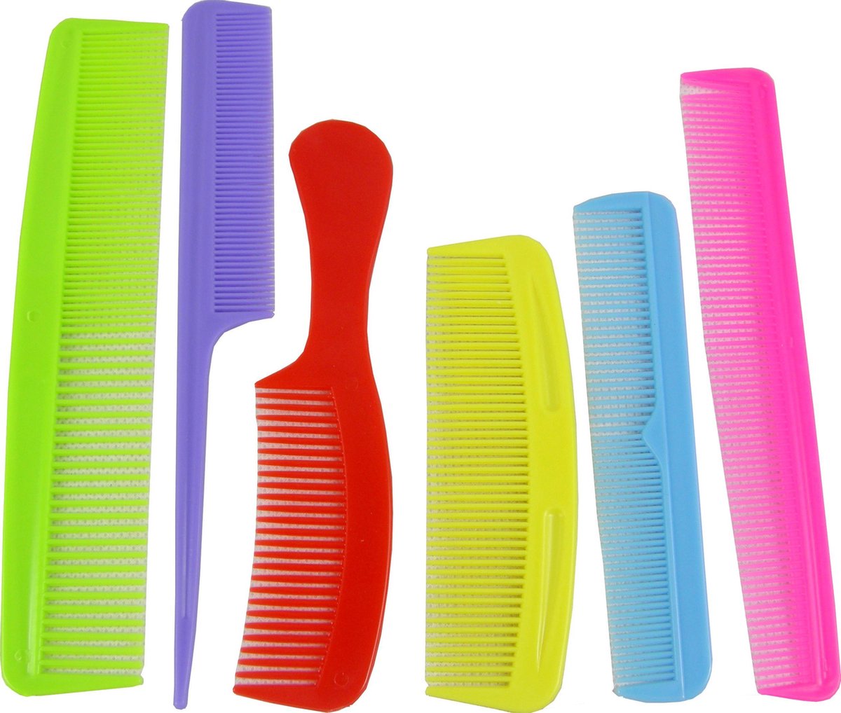 Kammenset 6 delig mix kleur