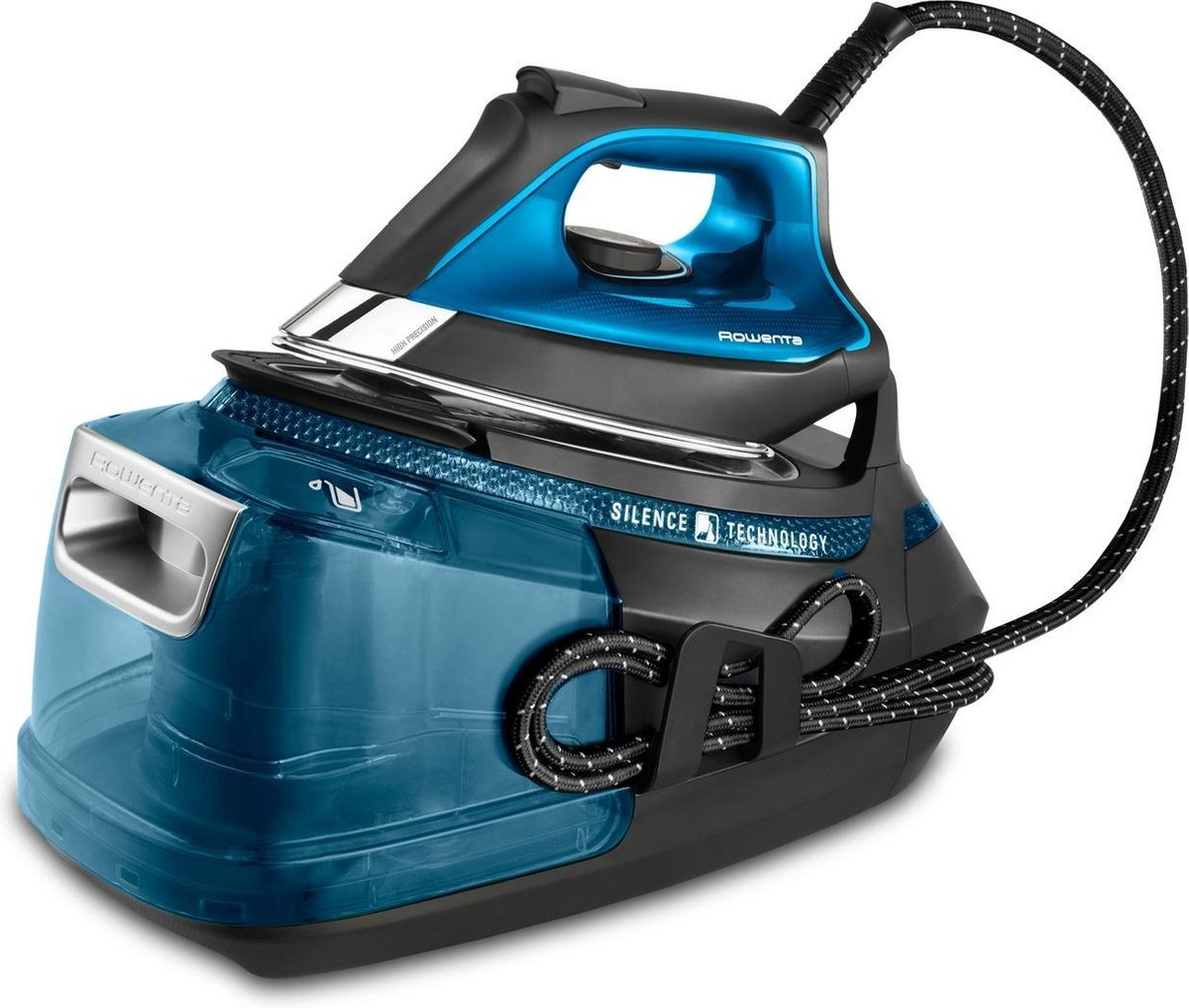 Rowenta Silence Steam Pro DG9224 - Stoomstrijkijzer - Zwart/Blauw