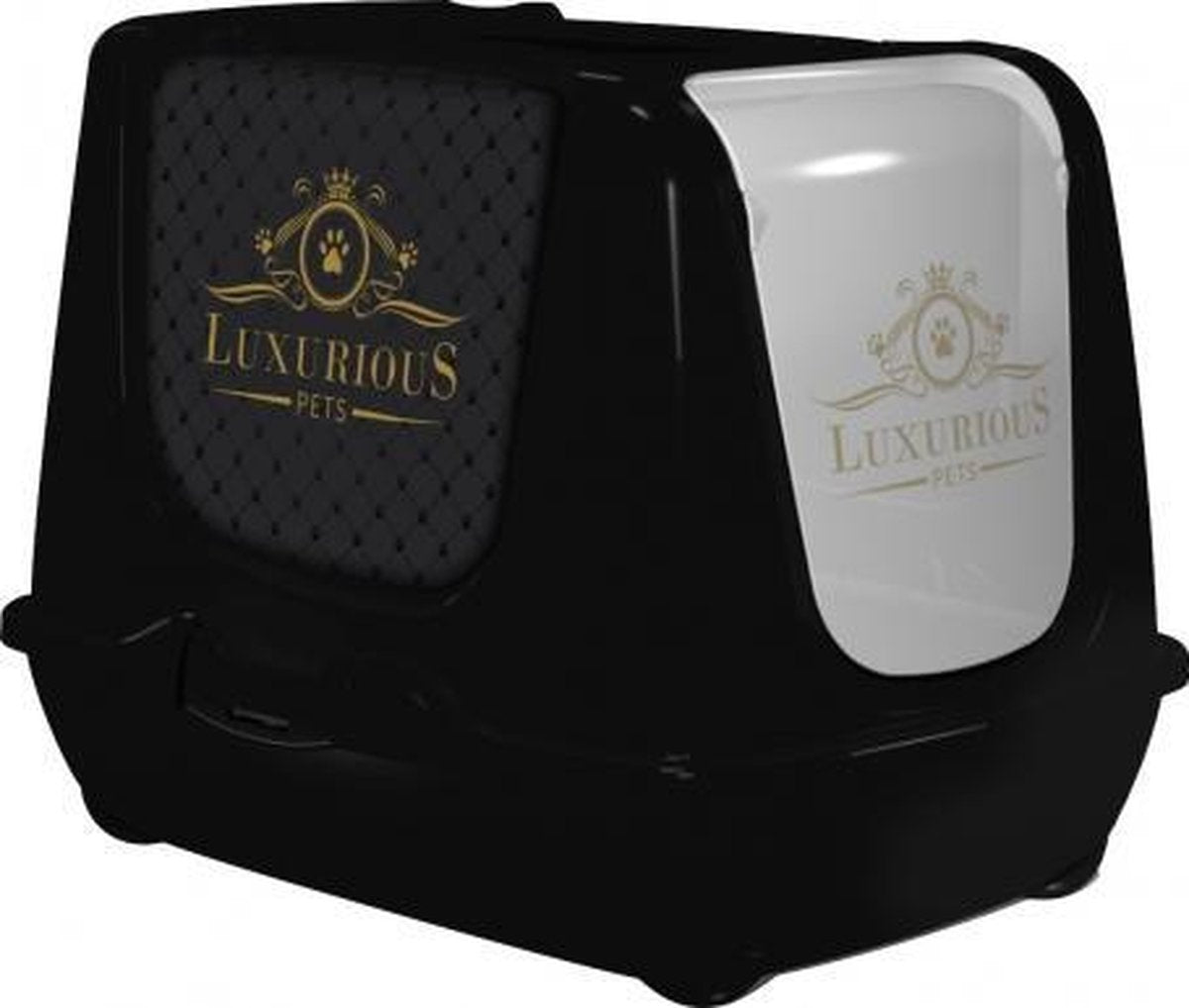 Moderna Luxurious Kattenbak - Zwart -  57 x 42 x 45 cm