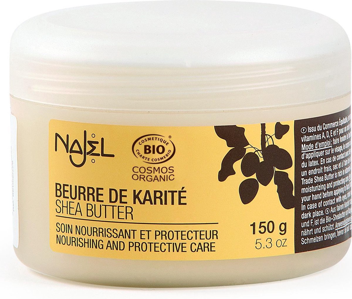 Najel Shea boter Naturel Biologisch 150 gram