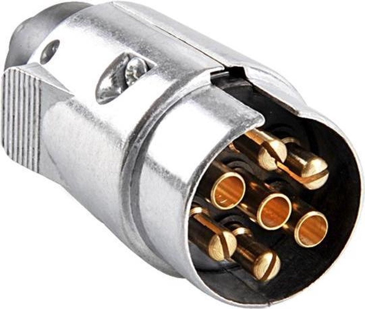 Proplus Stekker Staal 7-polig Zilver