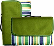 Waterafstotend outdoor picknickkleed - Strandlaken - Festival deken - 200 x 200 - blauw bloemen