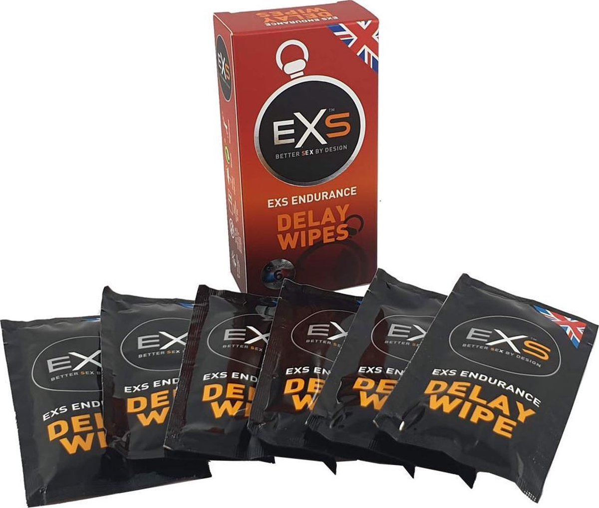 EXS Endurance Delay Wipes om het orgasme uit te stellen