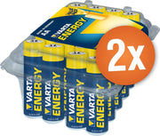 Voordeelpak met 48 x AA Varta Energy alkaline batterijen