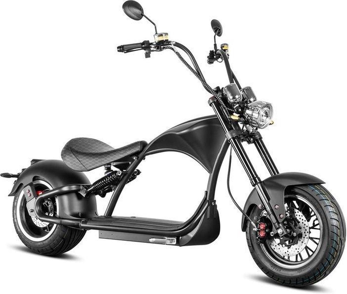 Blitz - Elektrische Scooter - e-Chopper - 25 km/h - Inclusief kenteken - Rijklaar