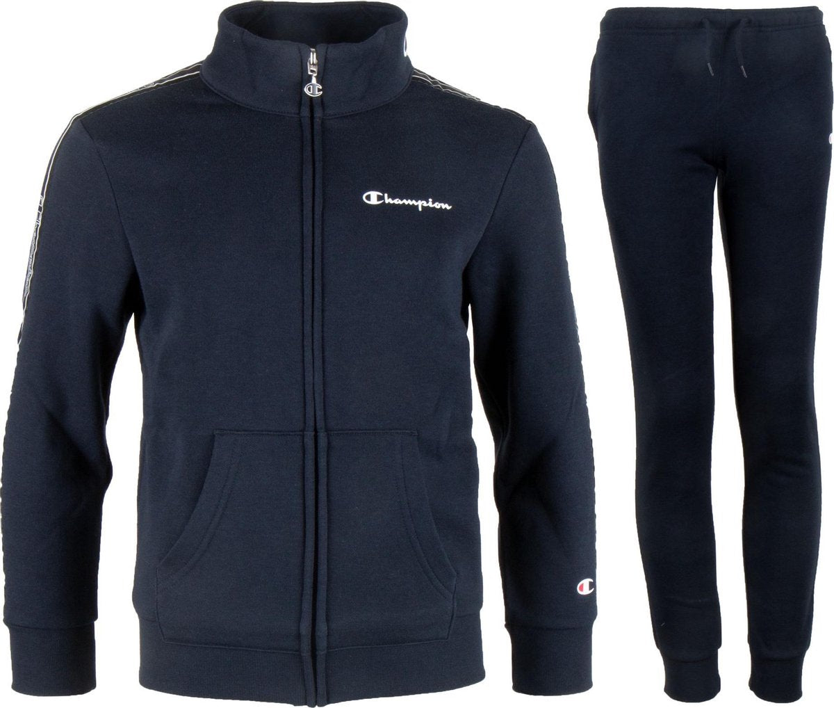 Champion Champion Legacy Trainingspak - Maat 152  - Unisex - navy/wit