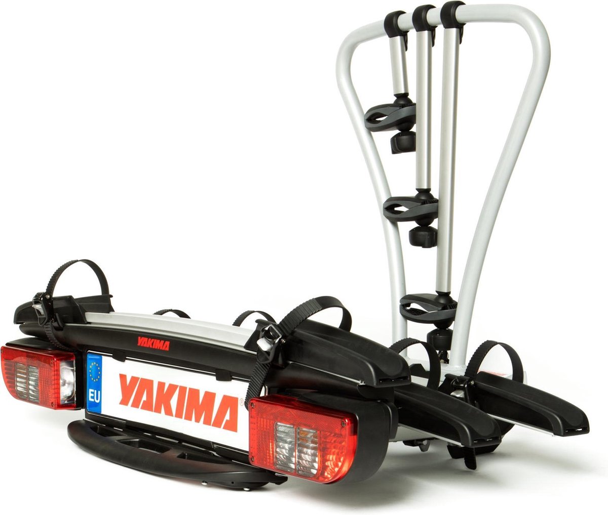 Yakima Fietsendrager Justclick 3 Voor 3 Fietsen Zilver/zwart
