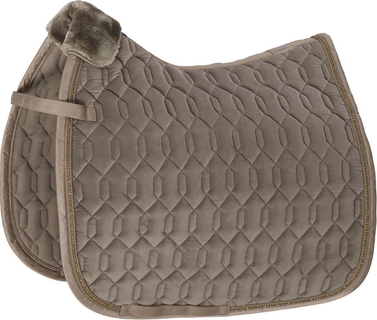 Eskadron Zadeldek  Classic Velvet - Light Brown - dressuur Full