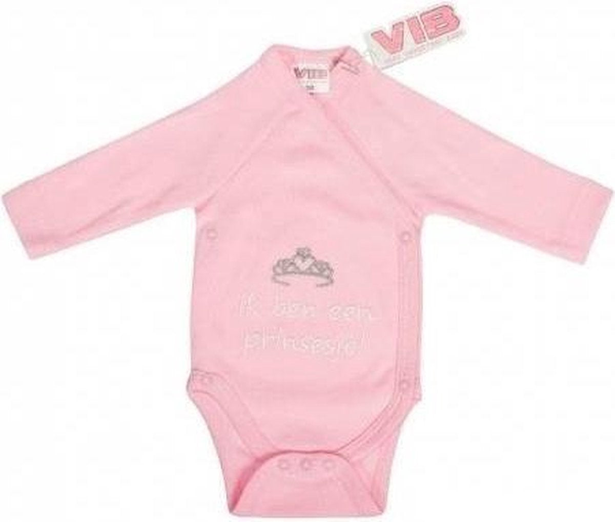 VIB Romper - Ik ben een prinsesje - Roze