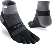 Injinji Midweight Mini-Crew Coolmax Teensok 203230 - Meerkleurig black-gray Unisex - M=40