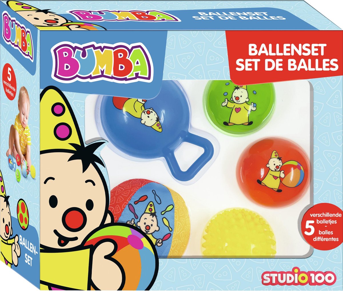 Bumba - Speelgoedbal - Set Van Balletjes - 5 verschillende balletjes