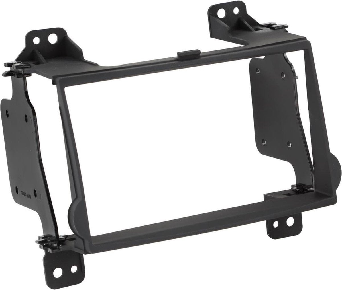 2-DIN Paneel Hyundai H1 2008-2015 Kleur: Rubbertouch Zwart