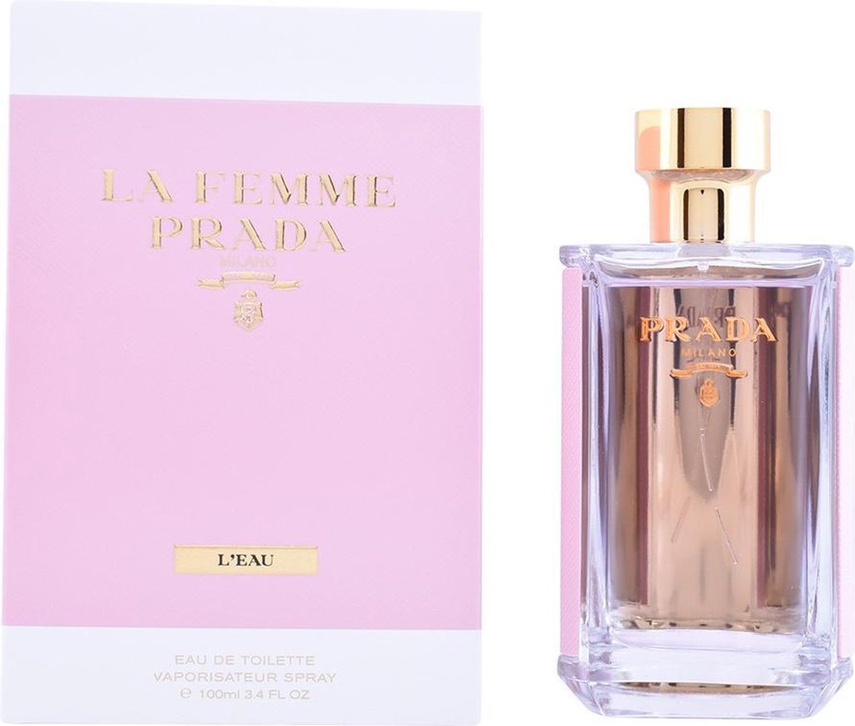 MULTI BUNDEL 2 stuks LA FEMME PRADA L'EAU Eau de Toilette Spray 100 ml