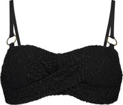 Hunkemöller Dames Voorgevormde bandeau bikinitop Crochet - maat M