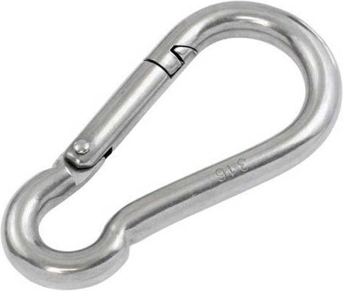 Karabijnhaak / carabiner 4x40mm - gegalvaniseerd