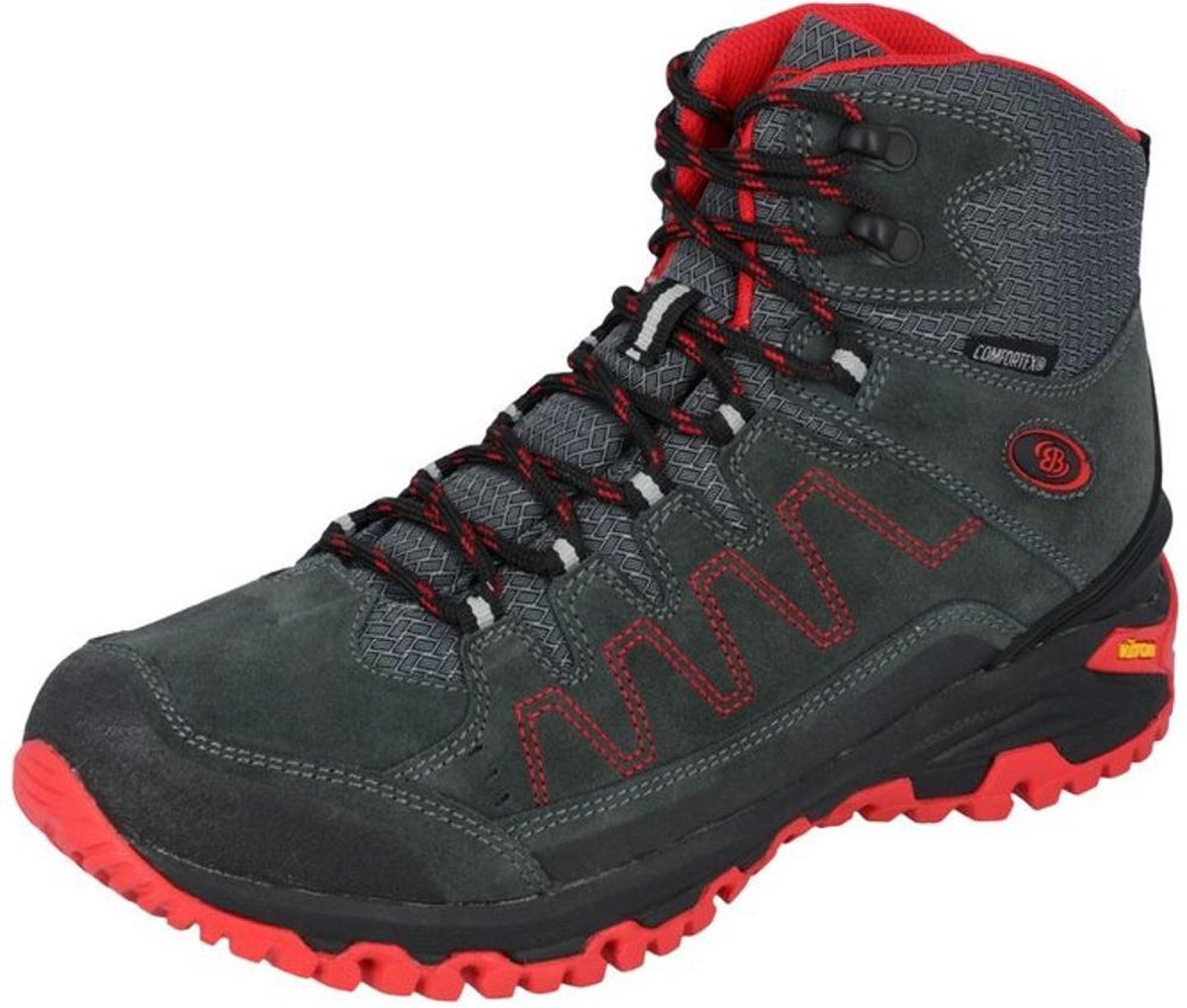 Brütting wandelschoenen Mount Nansen High - Grijs - Rood - 41