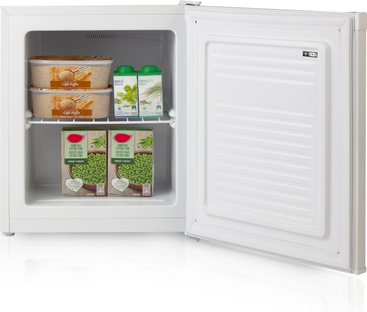 Primo DV2-WS Mini Vriezer - Kleine Diepvries - Vrijstaand - 33L - A+/F - Wit